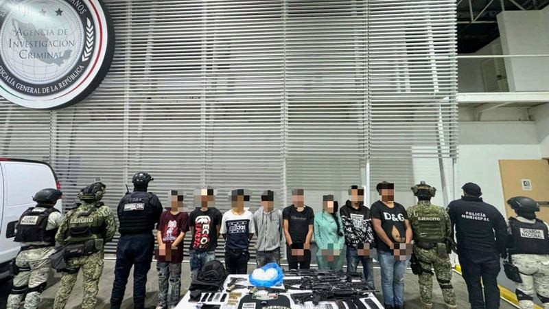 Ocho detenidos, entre ellos una mujer y cuatro menores, tras enfrentamiento armado en Puruándiro, Michoacán