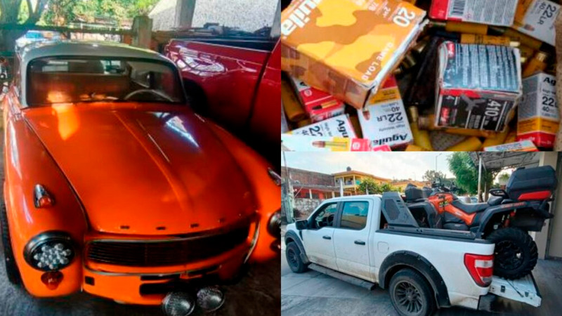 Aseguran armamento, inmuebles, autos y miles de pesos en efectivo a célula criminal en Veracruz