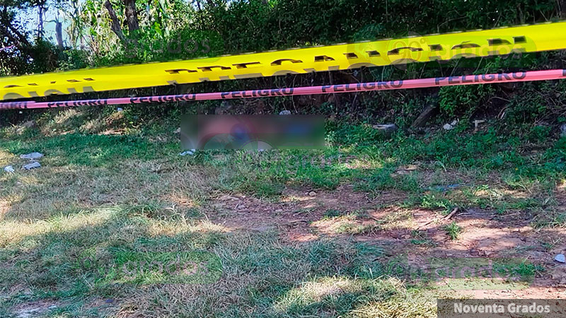 Encuentran cuerpo sin vida en la comunidad de La Cantera en Tangamandapio, Michoacán