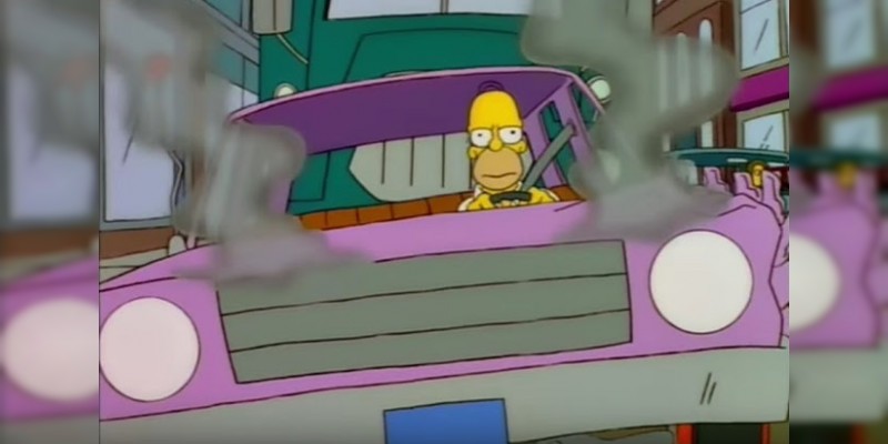Los Simpsons revelan la marca de vehículo de Homero  