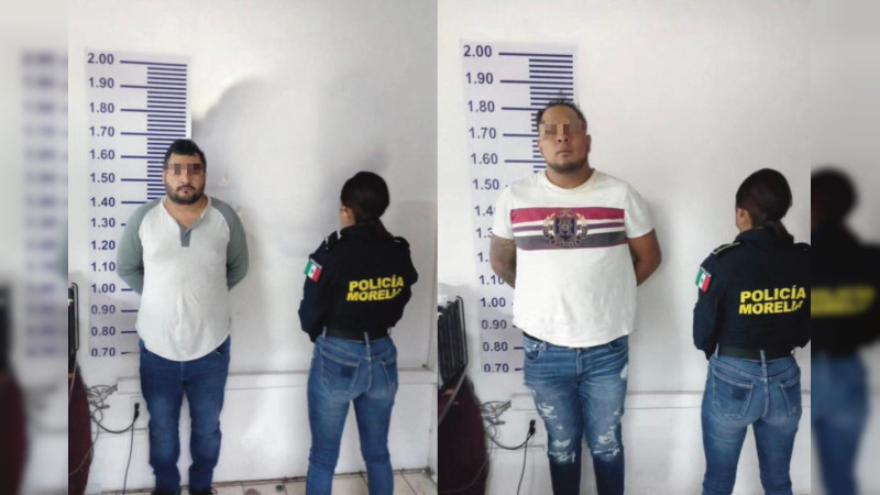 Impostores con placa: Detienen a falsos policías que robaron más de medio millón de pesos a una mujer en Altozano, en Morelia, Michoacán 