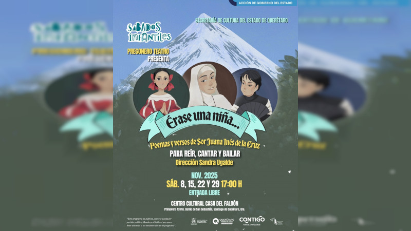 Sábados Infantiles de la Casa del Faldón presenta Érase una Niña 