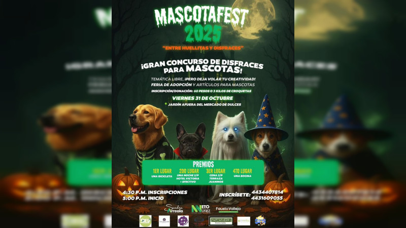 Invitan a la 4ª edición del Mascotafest: convivencia, adopción y causa animal en Morelia