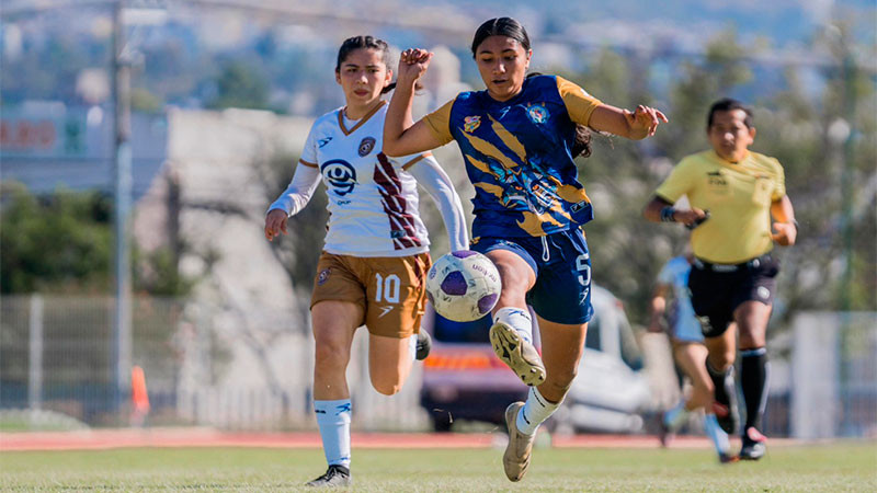 Firma su cuarta victoria el Atlético Morelia-UMSNH en la TDP Femenil; venció a Cajeteras Celaya 