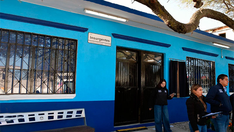 Concluye el Colegio de Arquitectos de Querétaro la restauración de un edificio comunitario en la localidad de Montenegro 