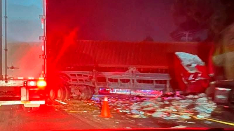 Choque vehicular en la autopista de Occidente, deja un muerto y cuatro heridos 