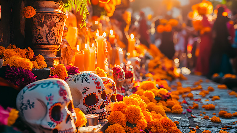 Colectivos colocan ofrenda en honor a víctimas de feminicidio y desaparición en México 
