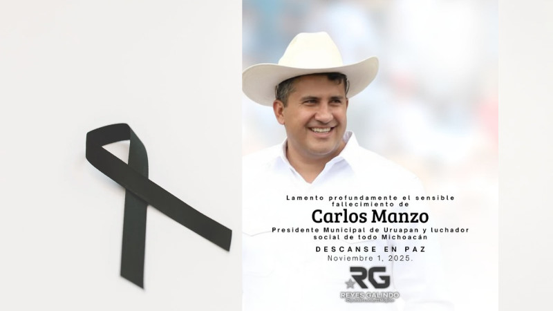  Condena Reyes Galindo atentado contra Carlos Manzo 