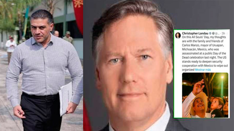 “Toda la cooperación es bienvenida": responde Harfuch al gobierno de EU tras el homicidio de Carlos Manzo  