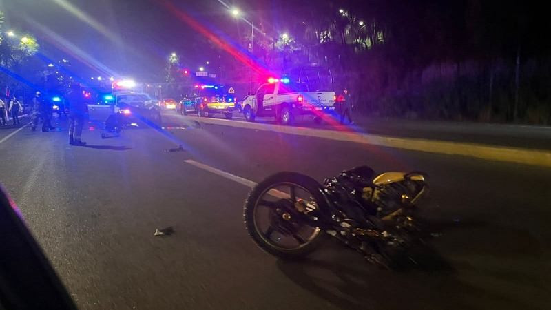 En Morelia, Michoacán, muere motociclista tras sufrir accidente  