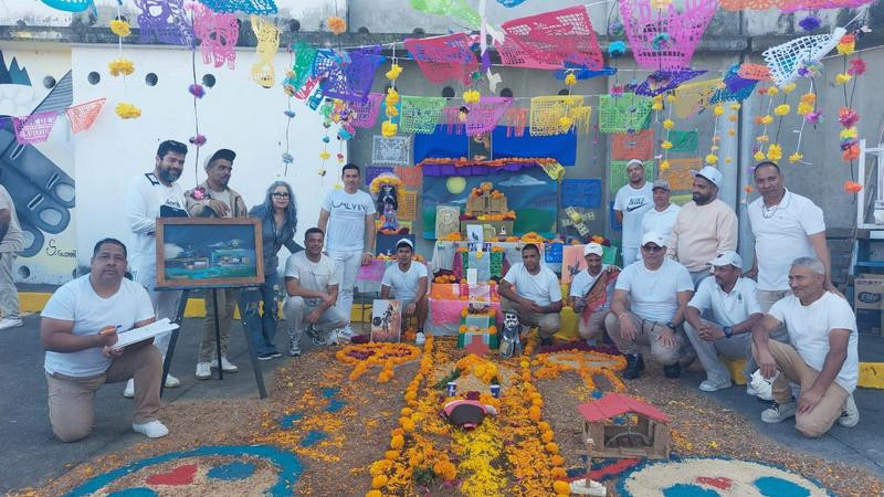 Personas privadas de la libertad realizaron actividades por el Día de Muertos en Michoacán 
