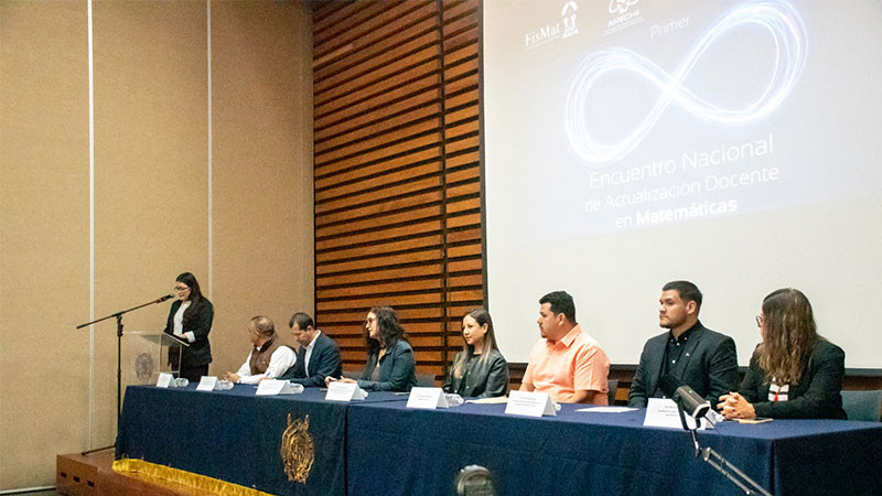 Refuerzan profesionalización en la enseñanza de las matemáticas; UMSNH y AMECHII realizan Encuentro Nacional 