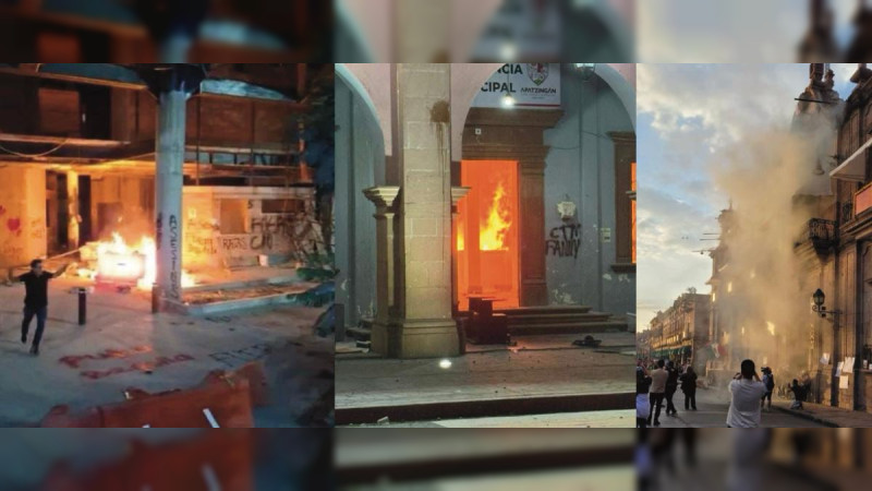 Gobierno de Michoacán, rebasado: homicidio del alcalde Carlos Manzo detona ola de protestas violentas que se extiende a tres municipios 