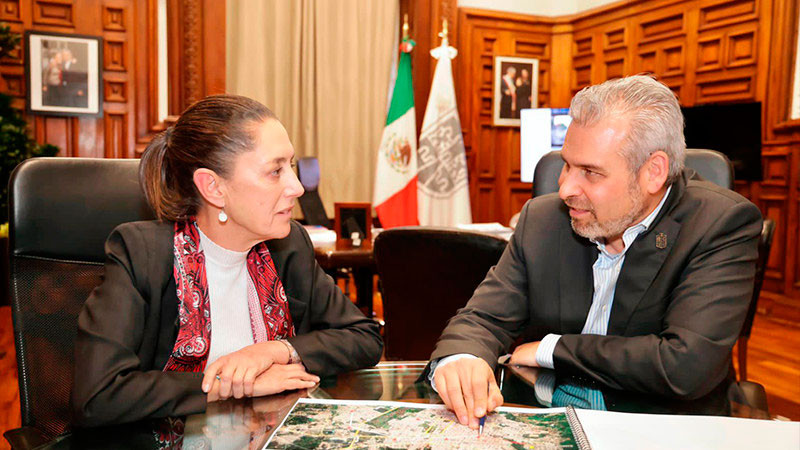 Bedolla se reunirá con Sheinbaum este miércoles; participará en Mesa de Seguridad 