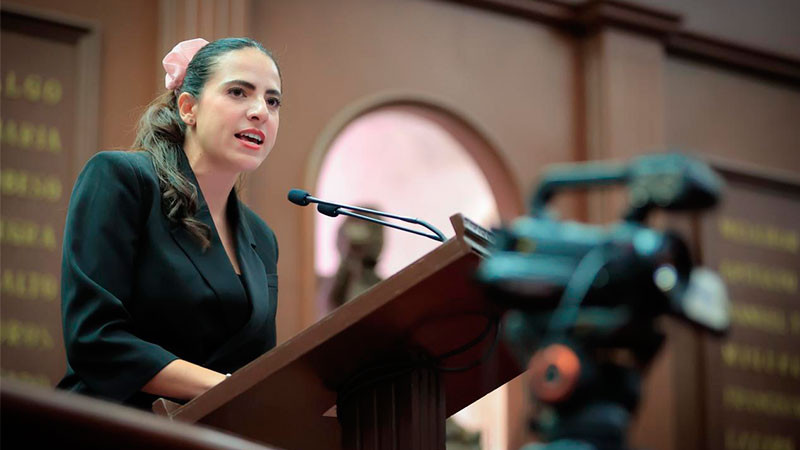 Desde el Poder Legislativo aportaremos lo que el Plan Michoacán por la Paz y la Justicia requiera para lograr la tranquilidad que Michoacán necesita: Presidenta del Congreso 