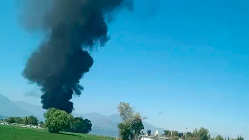 Se registra explosión en bodega clandestina de hidrocarburo en Hidalgo 