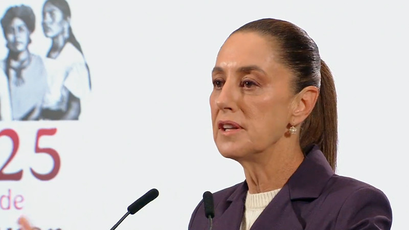 Plan Michoacán por la Paz no es militarización, asevera Sheinbaum 