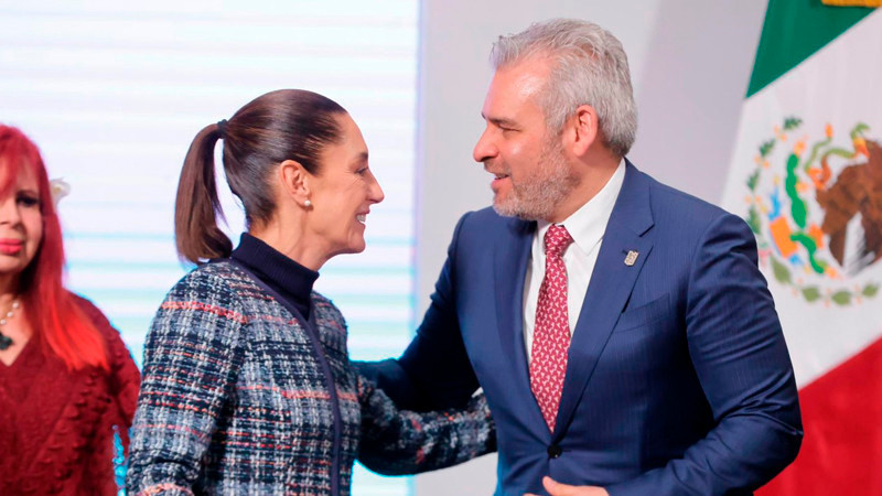 Bedolla estuvo presente en reunión de Gabinete de Seguridad, informa Sheinbaum 