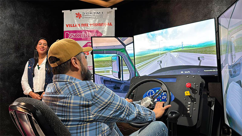 Capacitación del Icatmi Villas del Pedregal atiende la demanda nacional de operadores de carga 