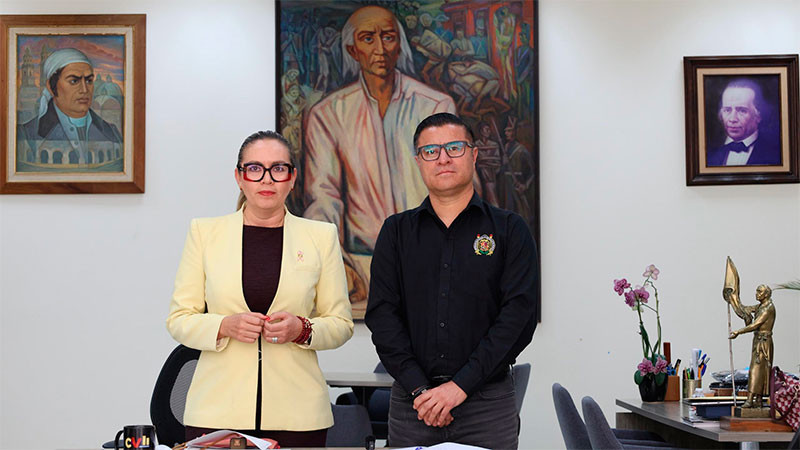 En la Universidad Michoacana no se gestan movimientos vandálicos, ni violentos, afirma Yarabí Ávila 