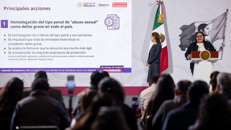 “No están solas”: Gobierno de México presenta Plan Integral contra el abuso sexual 