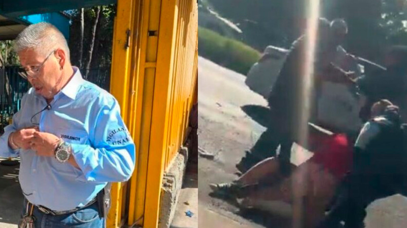 Trabajador del CCH Vallejo agrede a alumna en muletas y a su madre 