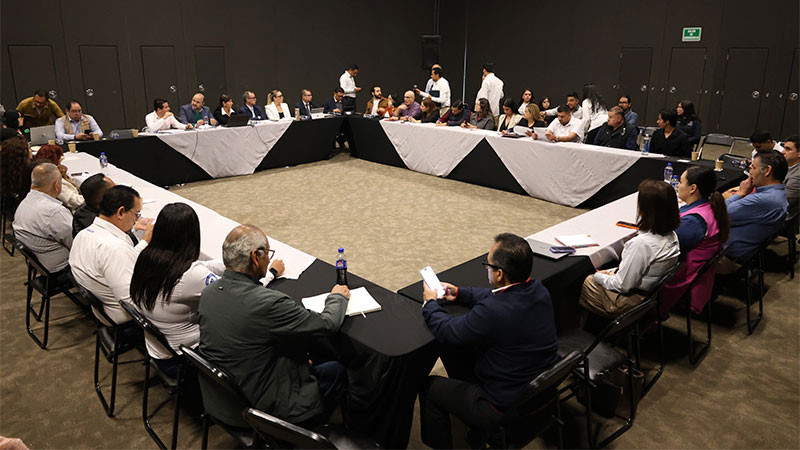 Yarabí Ávila participa en las Mesas de Diálogo del Plan Michoacán por la Paz y la Justicia; UMSNH plantea propuestas para abonar en la estrategia 