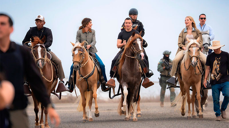 Reafirma Kristi Noem que Ecuador es un gran aliado en el combate de EU contra la inmigración ilegal  