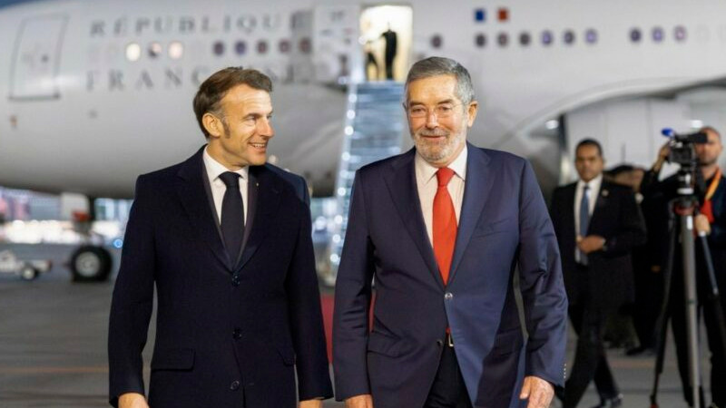 De la Fuente recibe al presidente de Francia, Emmanuel Macron 