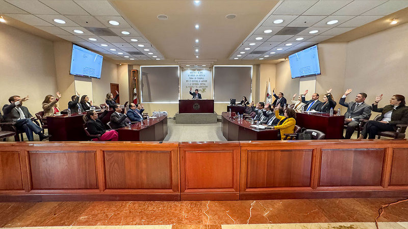 Pleno del Supremo Tribunal de Justicia reconoce el buen manejo de recursos por parte del Órgano de Administración Judicial 