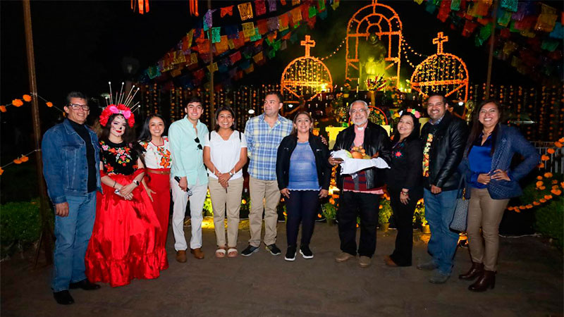 Éxito total la Noche de Ánimas 2025 en Quiroga, Michoacán 