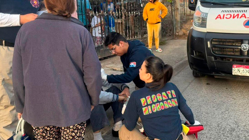 Atropellan a adulto mayor en Uruapan, Michoacán; se encuentra hospitalizado 