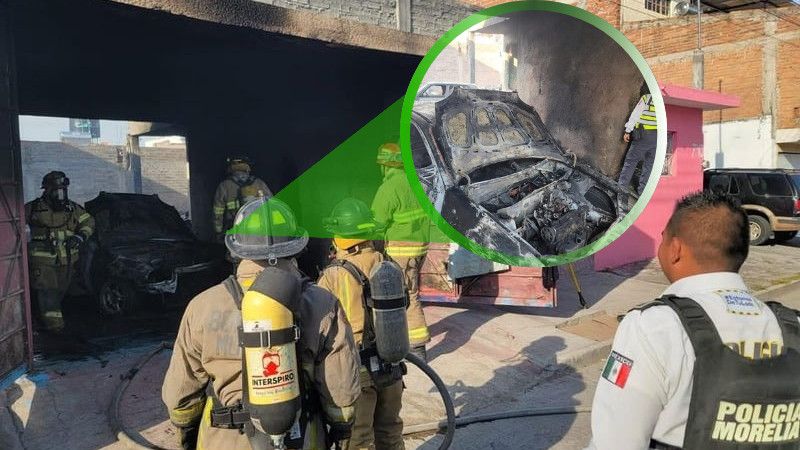 Incendio en vivienda de Morelia deja sólo daños materiales 