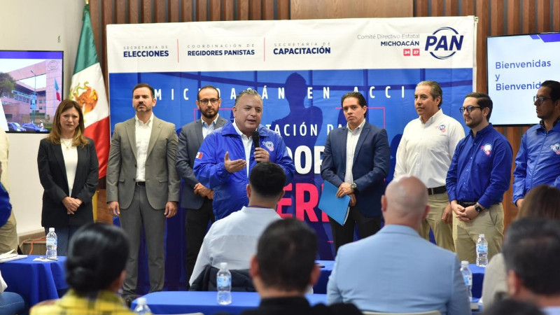 PAN Michoacán capacita a regidoras y regidores 