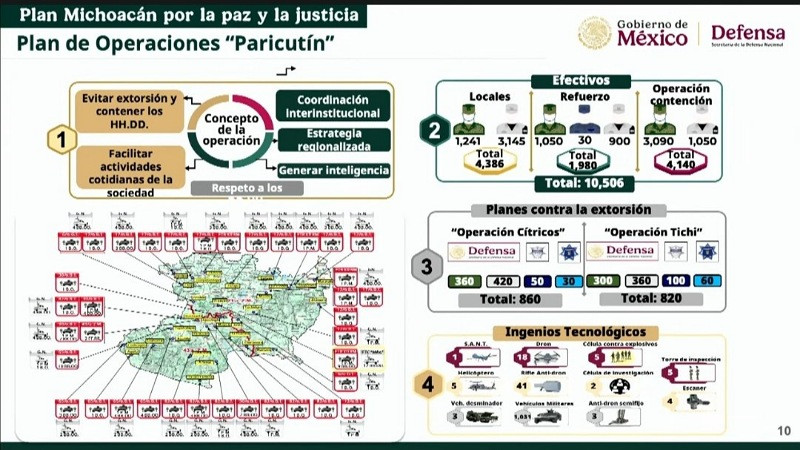 Desplegarán más de 6 mil soldados en Michoacán como parte del Plan Michoacán 