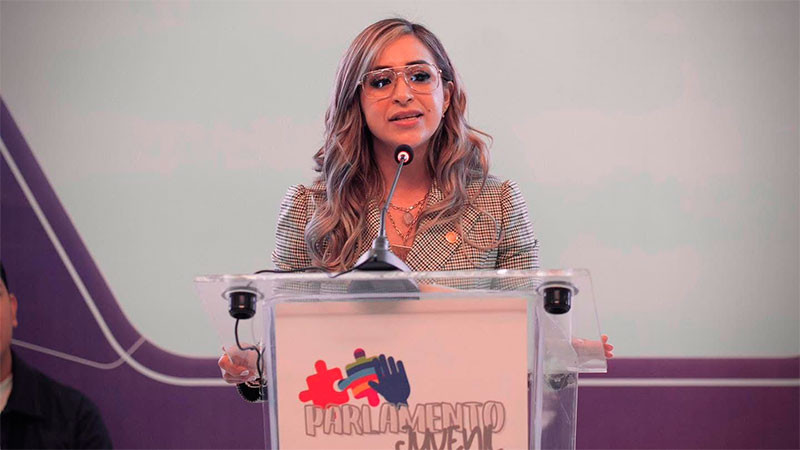 Grecia Aguilar refrenda su compromiso con la juventud michoacana tras el Parlamento Juvenil Incluyente 2025 