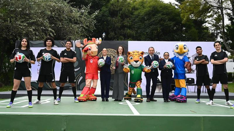 Claudia Sheinbaum presenta Copa Mundial FIFA 2026: “Es momento para compartirle al mundo lo que es México" 