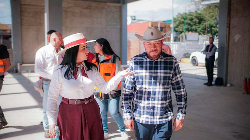  Instruye Gladyz Butanda a imprimir celeridad a obras realizadas en Uruapan 