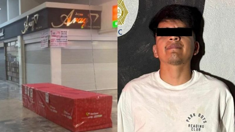 Amantes de lo ajeno asaltan joyería en Plaza San Jerónimo de la Ciudad de México; detienen a uno 