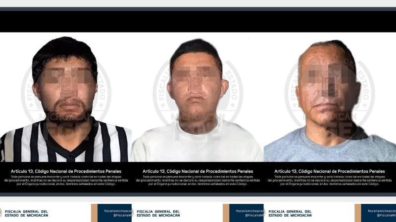 Capturan a tres presuntos responsables de extorsionar a un reciclador en Morelia, Michoacán  