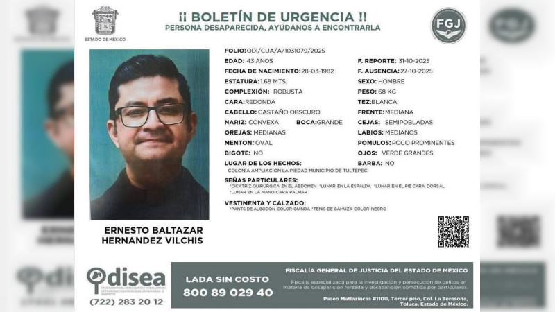 Hallan sin vida al sacerdote Ernesto Baltazar, desaparecido hace dos semanas en el Edomex: Estaba en un desagüe, atado a un sillón  
