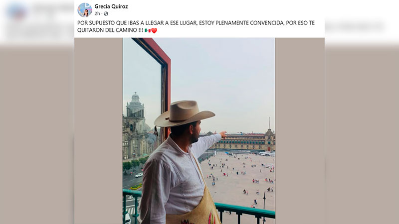 Alcaldesa de Uruapan publica que Carlos Manzo tenía potencial para llegar a la Presidencia de México 