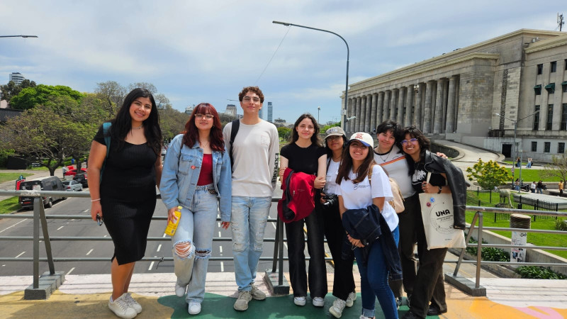 Estudiantes de la UP Santa Rosa se capacitan en la Universidad Nacional de las Artes de Argentina 