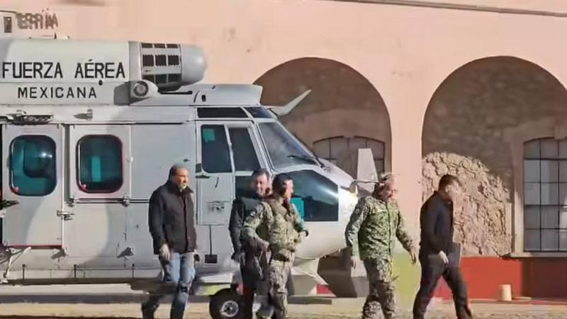 Se reúnen Harfuch, Trevilla y Bedolla para supervisar avances del Plan Michoacán en la 21 Zona Militar 