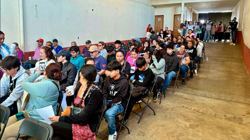 Se beneficiarán más de 800 mil estudiantes con becas como parte del Plan Michoacán por la Paz y la Justicia  
