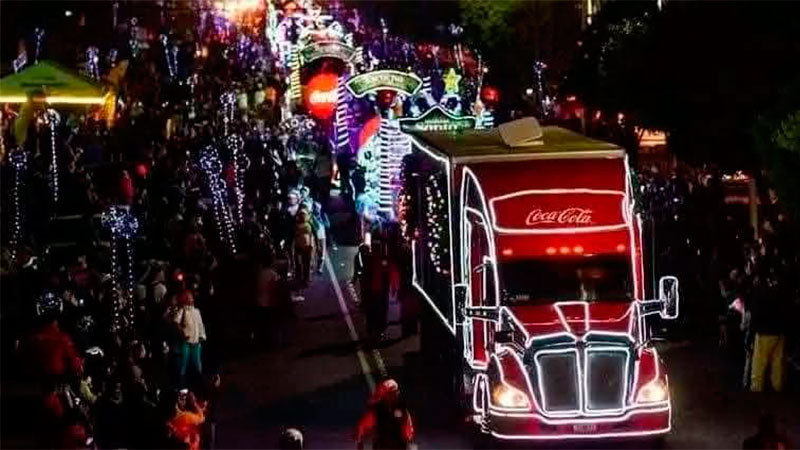Regresa la caravana Coca-Cola a Querétaro para llenar de luz y alegría las calles de la capital queretana 