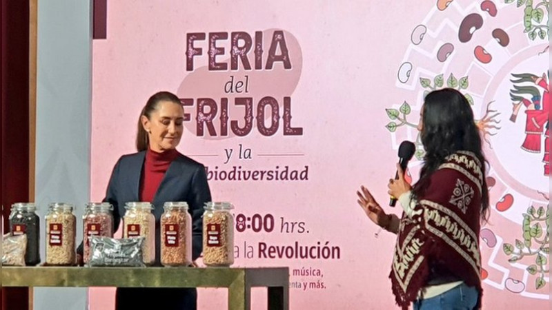 Presentan “Frijol del Bienestar” en la mañanera de Claudia Sheinbaum 