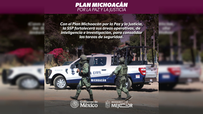 Plan Michoacán fortalece a la SSP con tecnología y equipamiento estratégico 