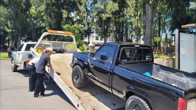 Ayuntamiento de Morelia cancela cobros por arrastre de vehículos recuperados 