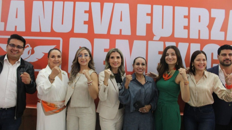 Grecia Aguilar cierra filas con diputados naranjas en Plenaria Legislativa de la Quinta Circunscripción en Colima 